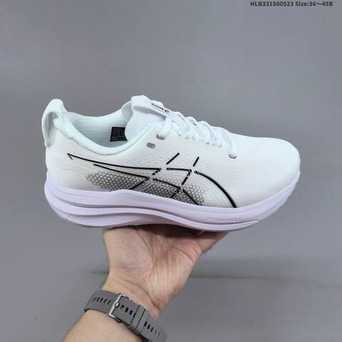 ASICS Gel Kayano 33 White Black And Brown Red EU 36 45 Running Shoe EU 36-45 Running Sneakers - Unisex (BS-68805)