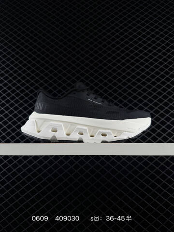 On Cloudmonster 2 Cream Pink And Black White EU 36-45 Running Shoe Running Sneakers - Unisex (BS-85180)