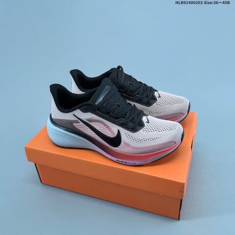 Nike Air Zoom Pegasus 42 Flyknit White Black Pink Blue Green EU 36-45 Running Shoe - Unisex (BS-61578)