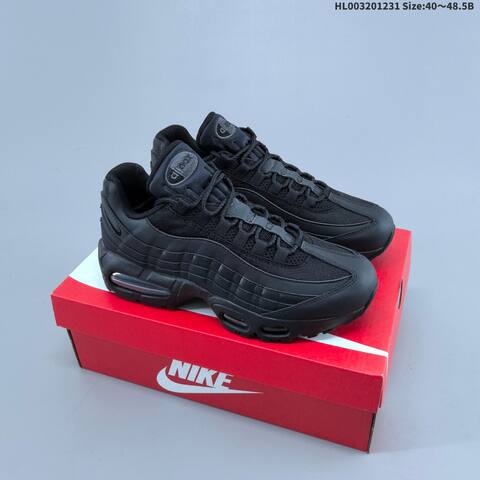 Nike Air Max 95 Big Bubble Triple Black EU 40-48 5 Running Shoe - Men's (BS-62300)