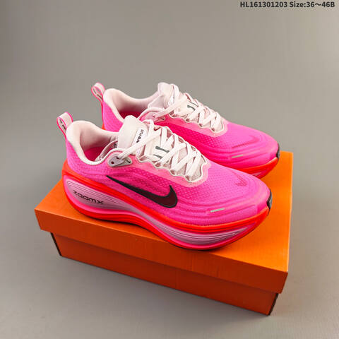 Nike Vomero Plus ReactX Air Zoom Bright Pink White Red EU 36-46 Running Shoe - Unisex (BS-62875)