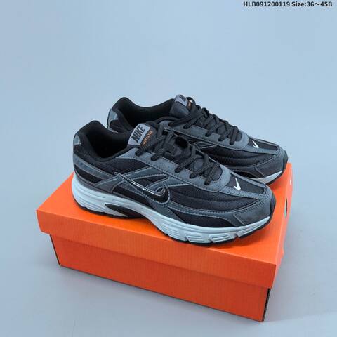 Nike Initiator Black Dark Grey White EU 36-45 Running Shoe - Unisex (BS-61895)