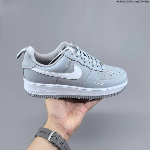 Nike Air Force 1 07 Grey White Black EU 36-45 Sneaker - Unisex (BS-60152)