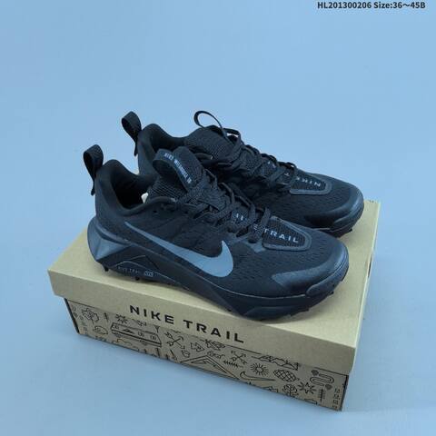 Nike ReactX Wildhorse 10 FV2338-015 Black Dark Grey EU 36-45 Trail Shoe - Unisex (BS-61511)