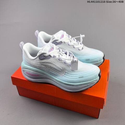 Nike Air Zoom Vomero PLUS White Light Blue Purple Pink EU 36-40 Running Shoe - Unisex (BS-62587)