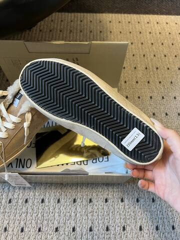 Golden Goose Super Star Sabot Shearling Beige White Cream EU 36 Sneaker - Women's (BS-87454)