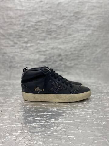 Golden Goose Mid Star black cream gold