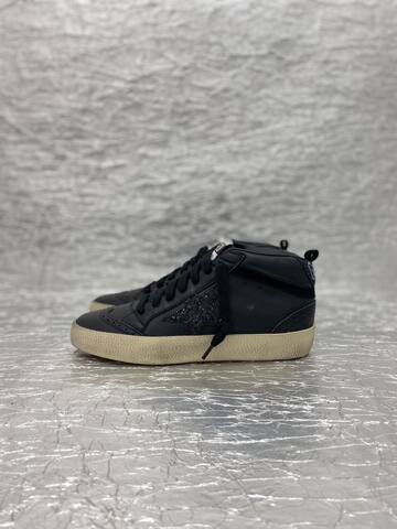 Golden Goose Mid Star black cream gold